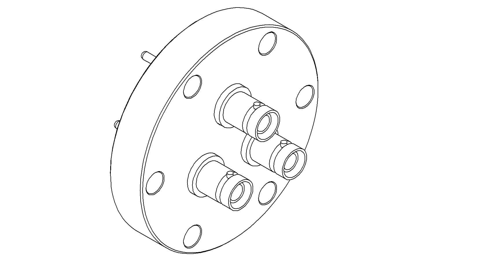 COAXIAL, SHV-5, 3 PIN, GROUNDED SHIELD, EXPOSED, 275CF