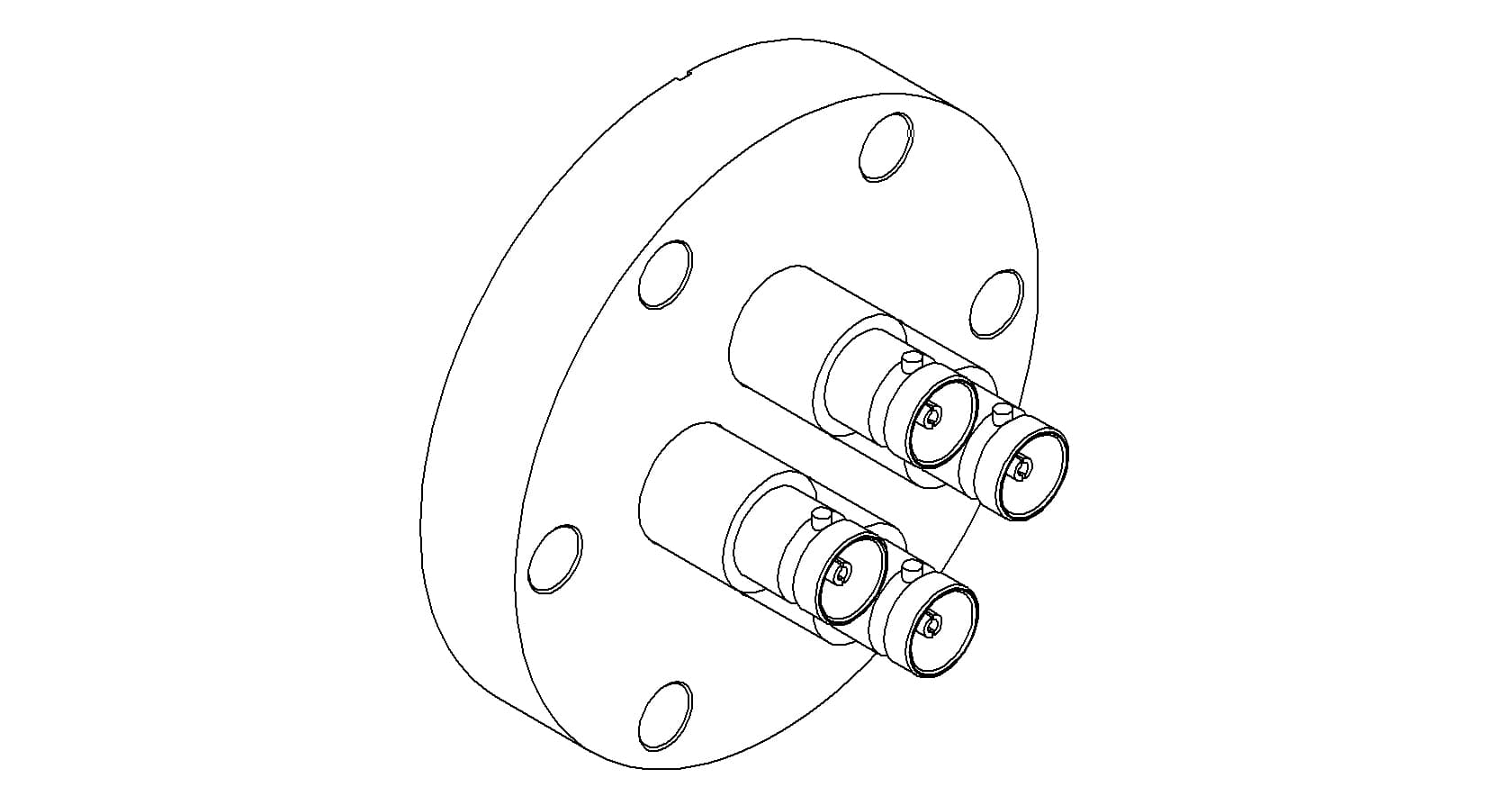 COAXIAL, SHV-5, 4 PIN, GROUNDED SHIELD, 275CF 제품 이미지