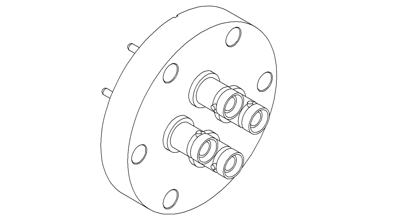 COAXIAL, SHV-5, 4 PIN, GROUNDED SHIELD, EXPOSED, 275CF 제품 이미지