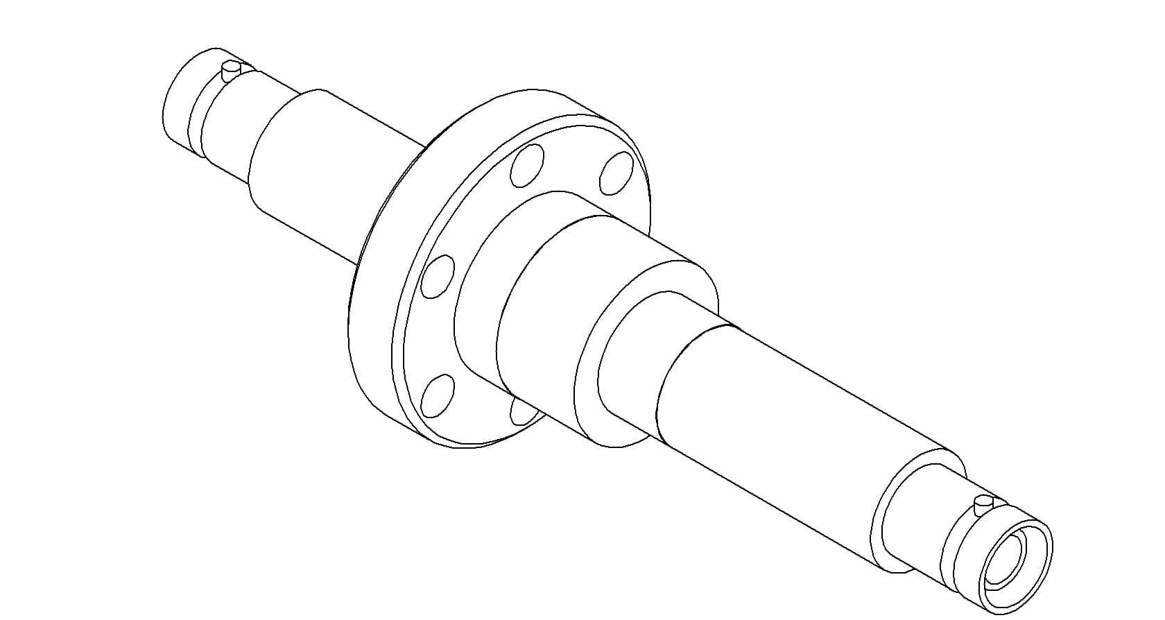 COAXIAL, SHV-5, 1 PIN, GROUNDED SHIELD, DOUBLE-ENDED, 133CF