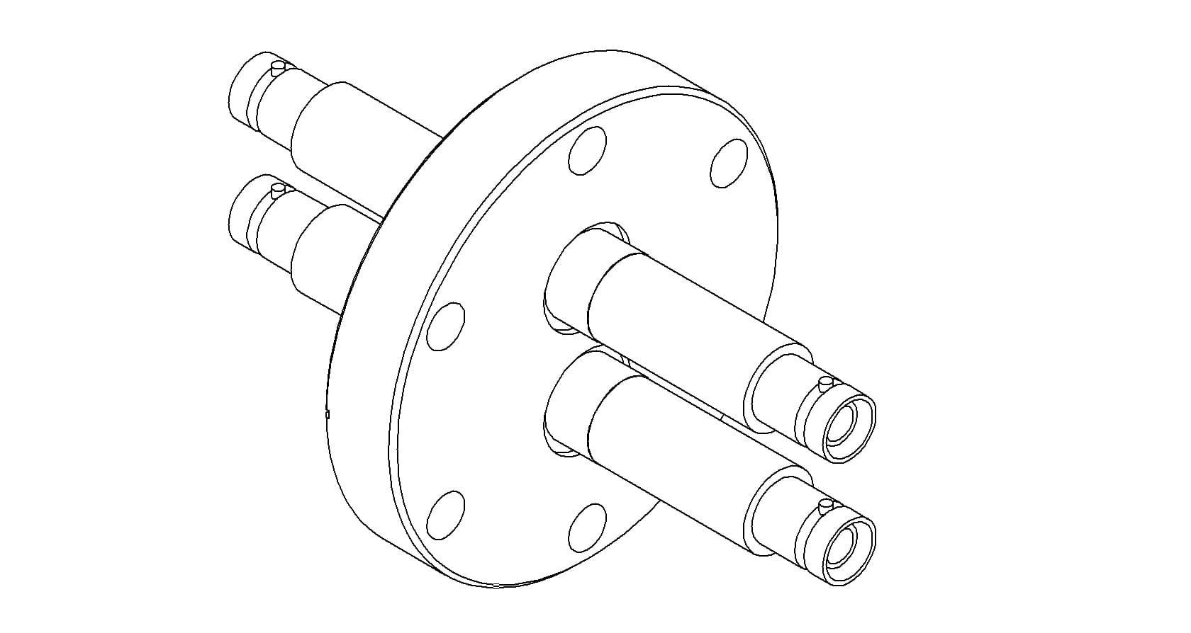 COAXIAL, SHV-5, 2 PIN, GROUNDED SHIELD, DOUBLE-ENDED, 275CF 제품 이미지