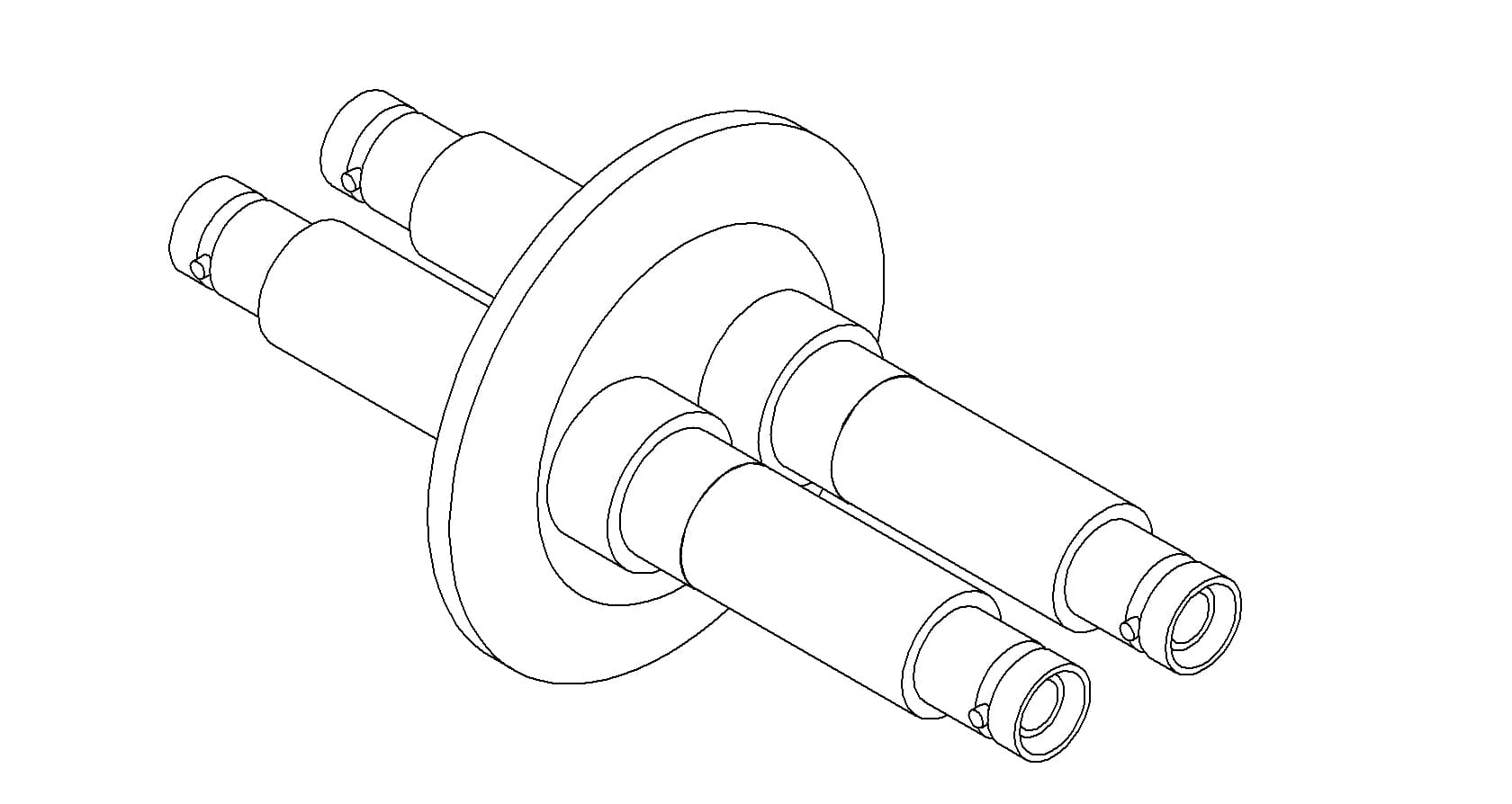 COAXIAL, SHV-5, 2 PIN, GROUNDED SHIELD, DOUBLE-ENDED, QF40,NO CONNECTOR