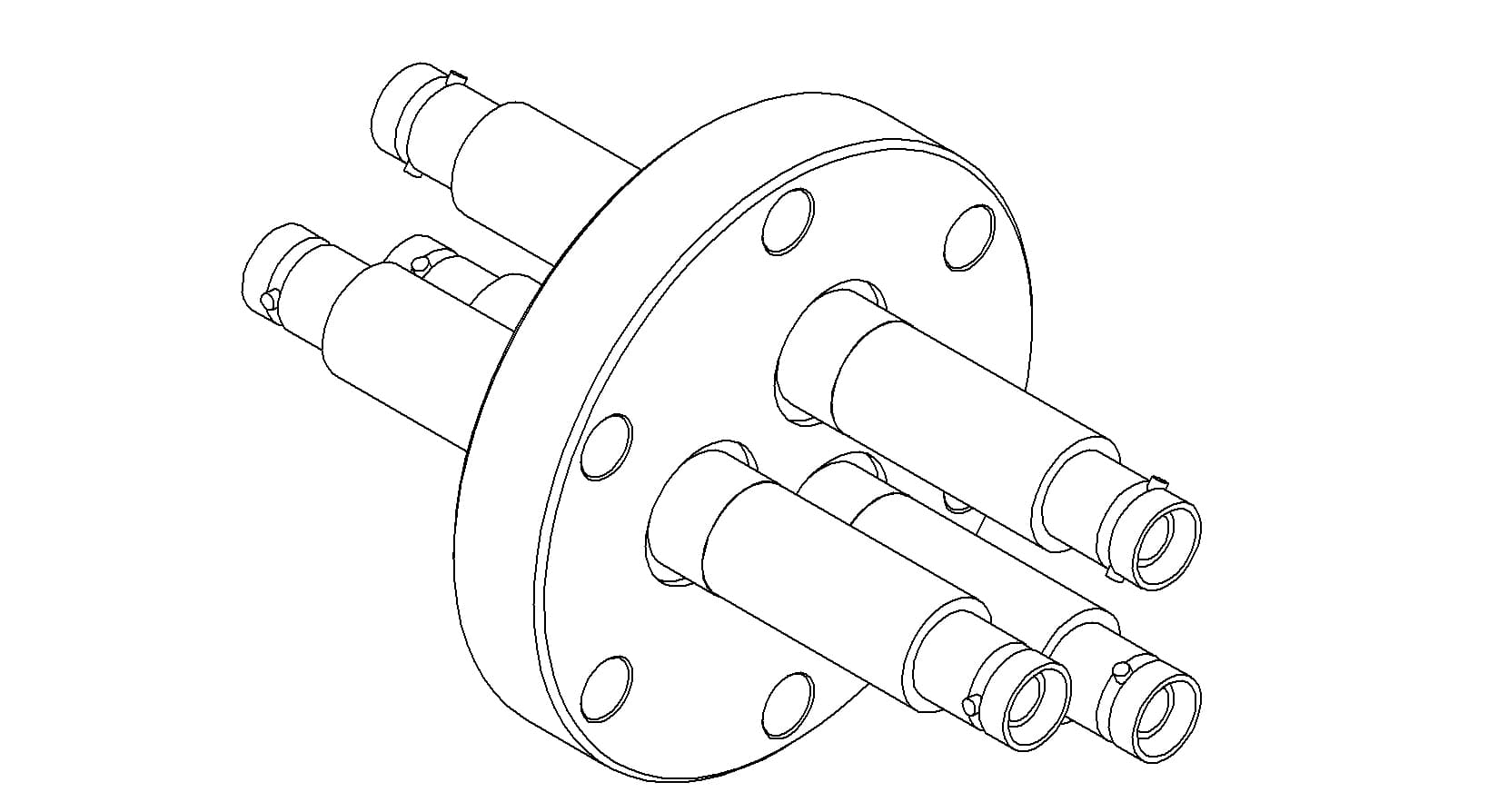 COAXIAL, SHV-5, 3 PIN, GROUNDED SHIELD, DOUBLE-ENDED, 275CF