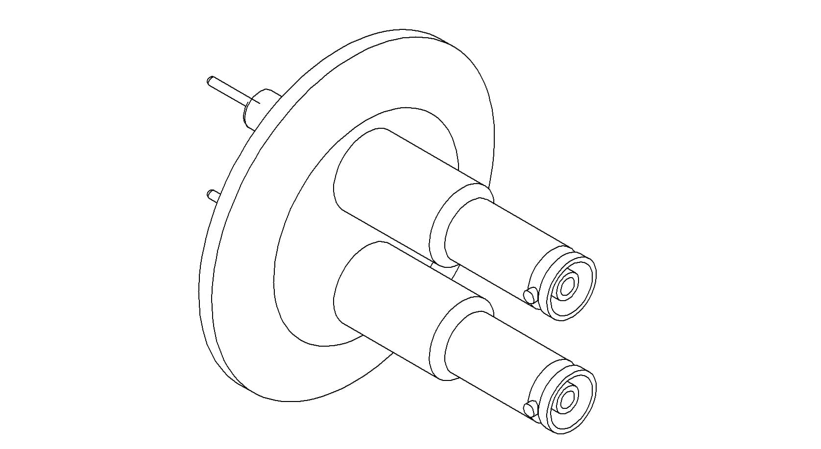 COAXIAL, SHV-10, 2 PIN, GROUNDED SHIELD, EXPOSED, QF40