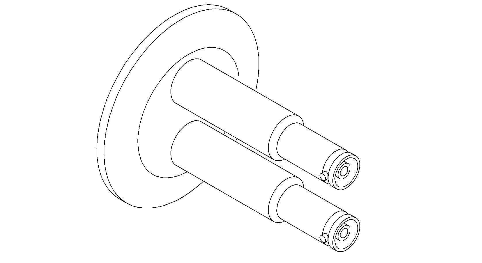 COAXIAL, SHV-10, 2 PIN, GROUNDED SHIELD, QF40