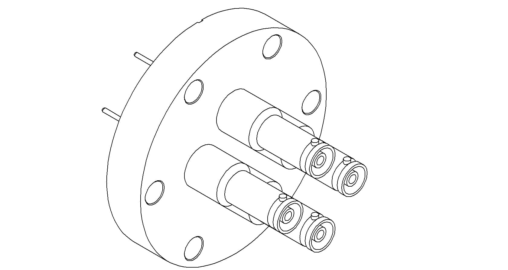 COAXIAL, SHV-10, 4 PIN, GROUNDED SHIELD, EXPOSED, 275CF