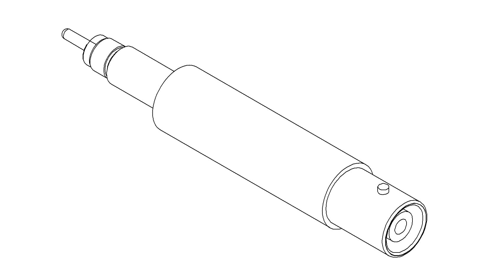 COAXIAL, SHV-20, 1 PIN, GROUNDED SHIELD, EXPOSED, WELD