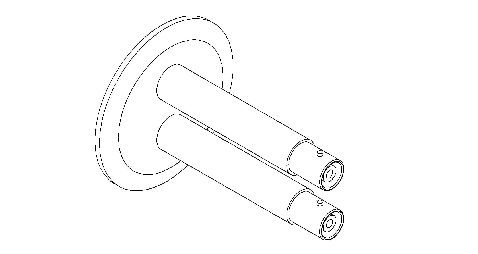 COAXIAL, SHV-20, 2 PIN, GROUNDED SHIELD, QF50