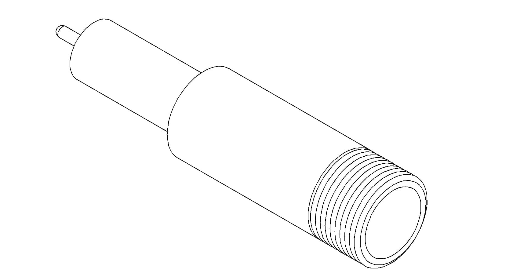 COAXIAL, SHV-B, 1 PIN, GROUNDED SHIELD, WELD 제품 이미지