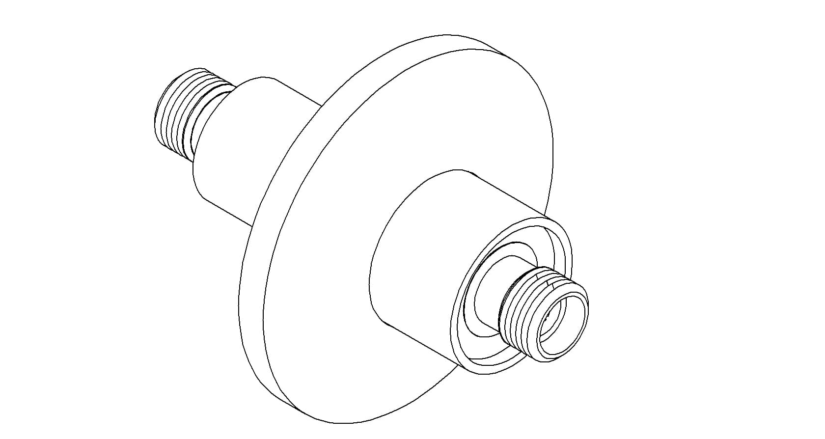 COAXIAL, SMA, 50 OHM, 1 PIN, GROUNDED SHIELD, DOUBLE-ENDED, QF16 제품 이미지