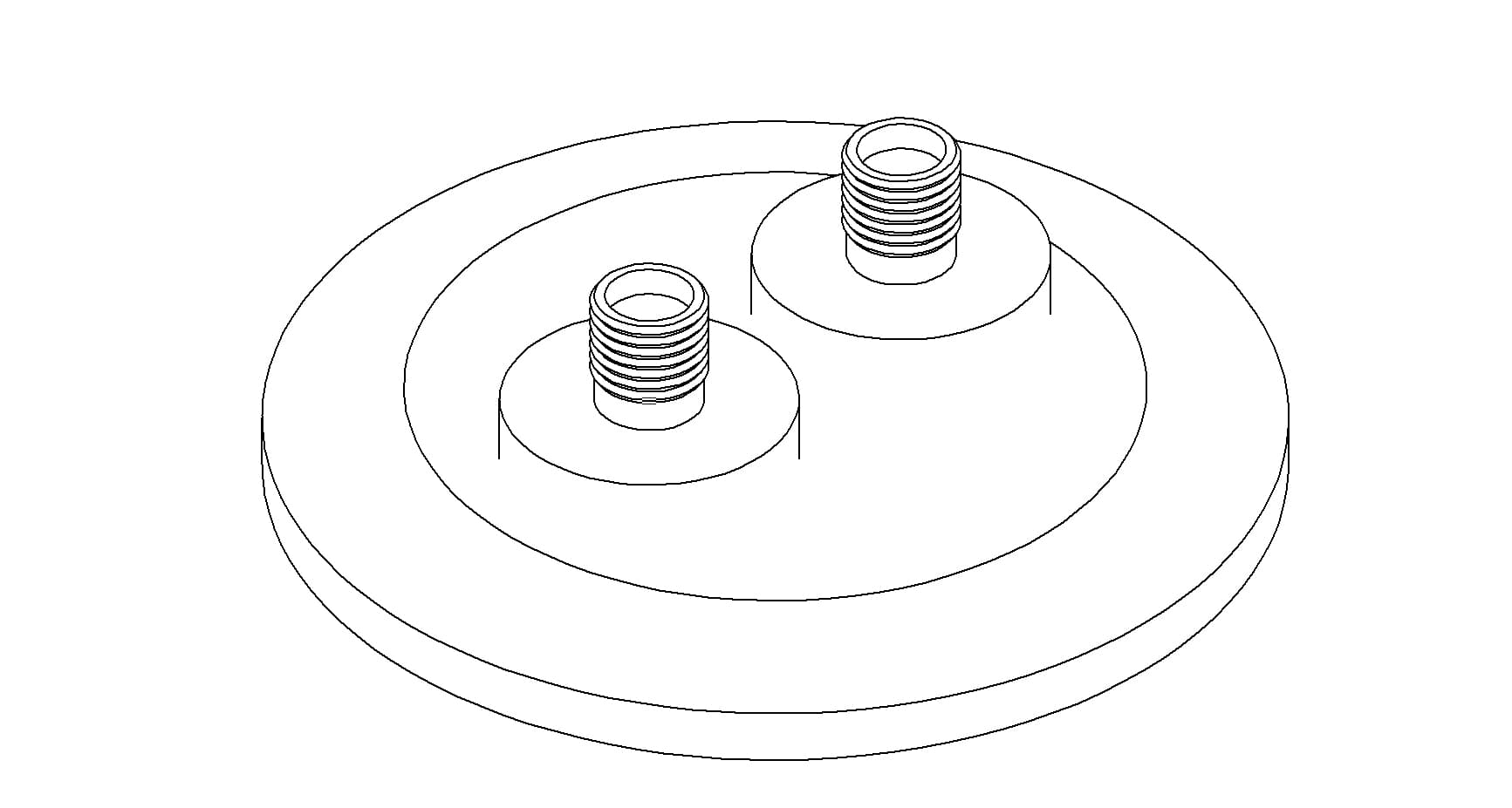 COAXIAL, SMA, 50 OHM, 18 GHz, 2 PIN, GROUNDED SHIELD, DOUBLE-ENDED, 216QF 제품 이미지