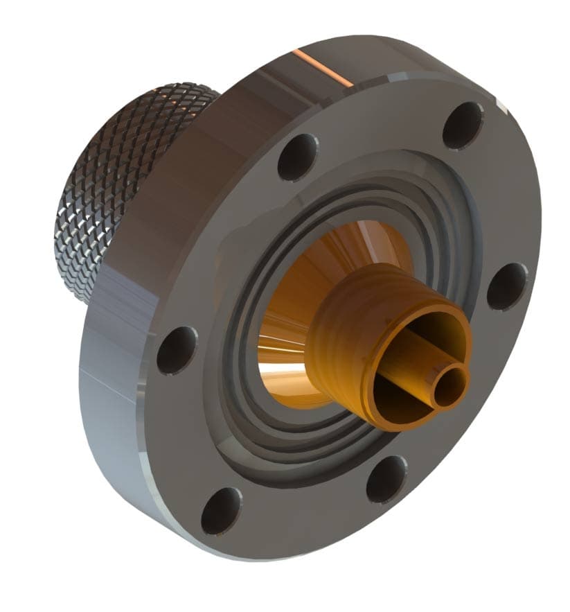 COAXIAL, 7/16" DIN FEEDTHROUGH, 2700 VRMS, 100 WATTS, 1 PIN, 275CF