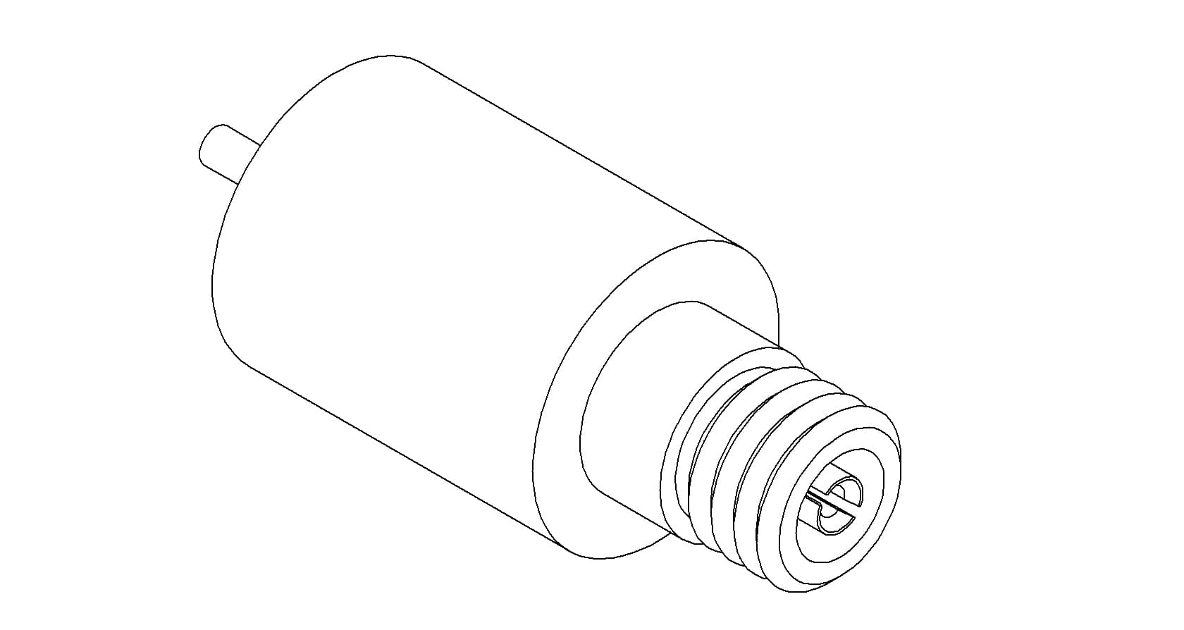 COAXIAL, MICRODOT, 1 PIN, GROUNDED SHIELD, WELD, NO CONNECTOR 제품 이미지