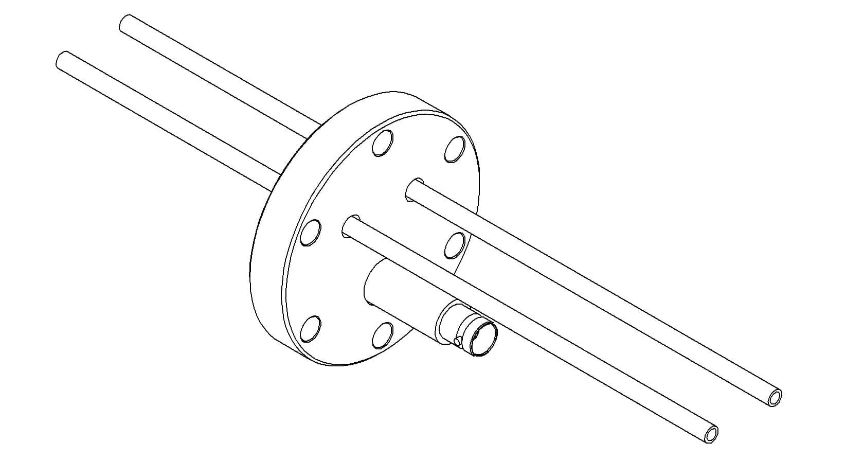 COAXIAL, BNC-MICRODOT, 1 PIN + 2 SS TUBES, GROUNDED SHIELD, 275CF, NO CONNECTOR 제품 이미지