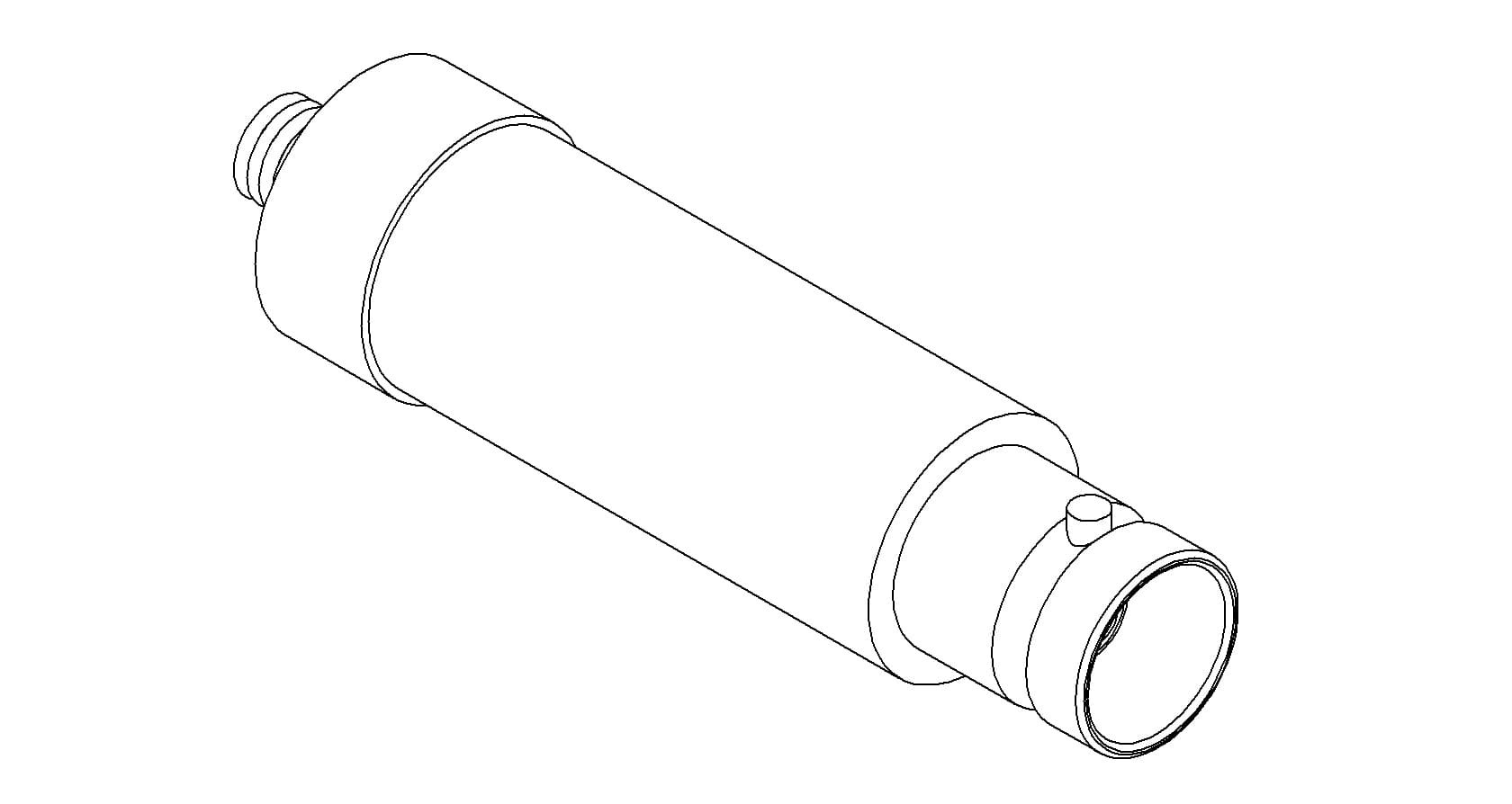 COAXIAL, BNC-MICRODOT, 1 PIN, GROUNDED SHIELD, WELD 제품 이미지
