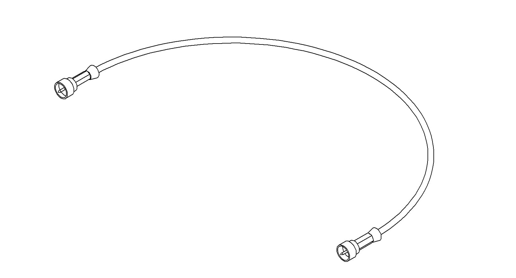 COAXIAL CONNECTOR, MICRODOT CABLE, IN-VACUUM, 10" 제품 이미지