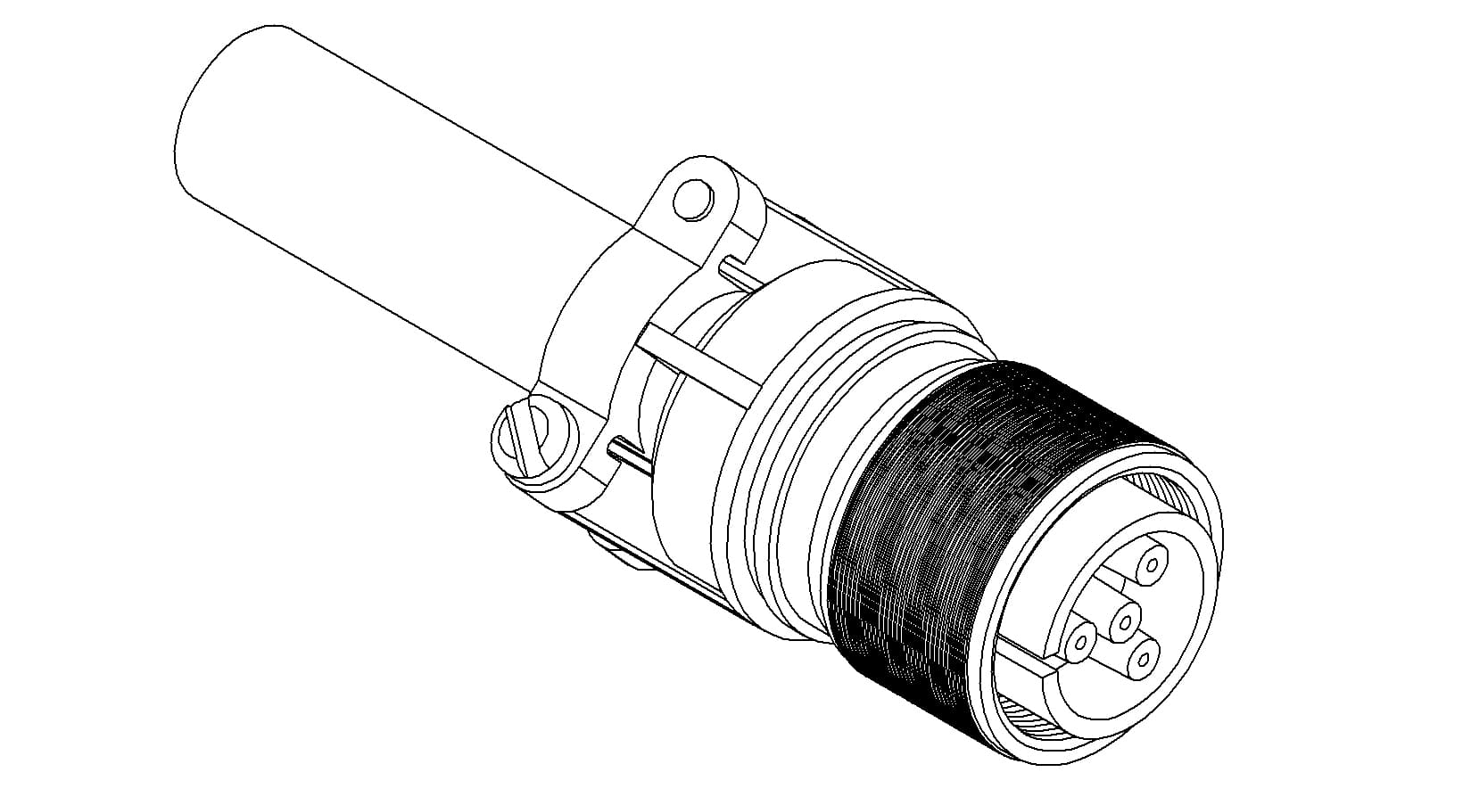 MS CIRCULAR CONNECTOR, 12KV, 7.5A, 4 PIN 제품 이미지