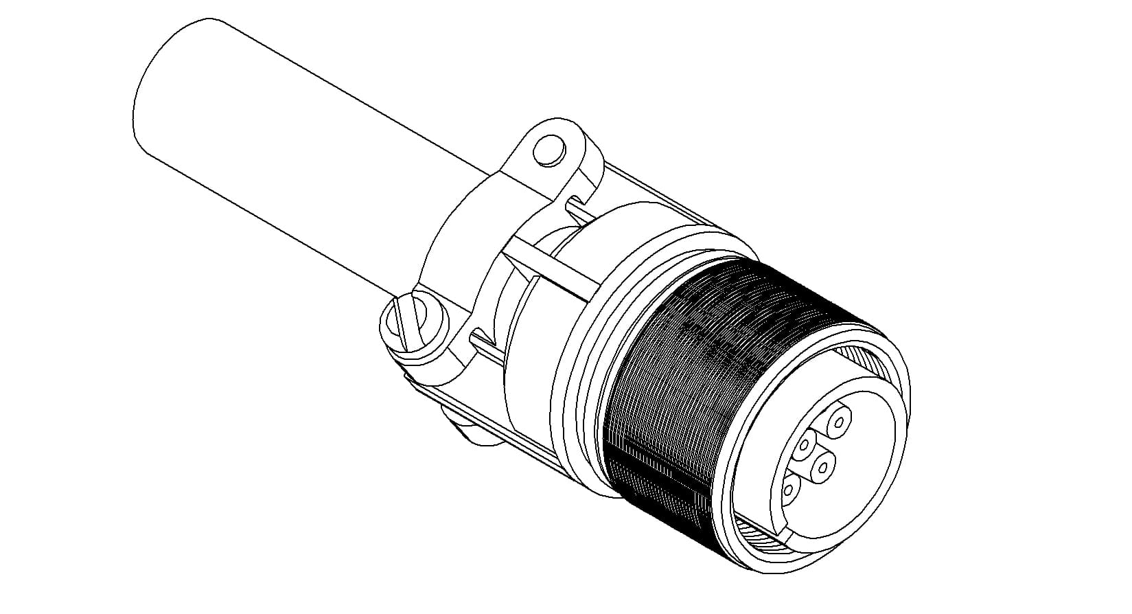 MS CIRCULAR CONNECTOR, 12KV, 7.5A, 7 PIN