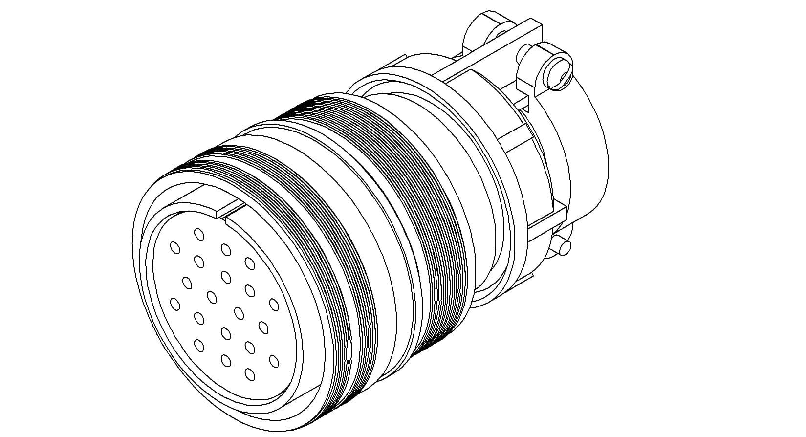 MS CIRCULAR CONNECTOR, IN-VACUUM, 700V, 75A, 20PIN 제품 이미지