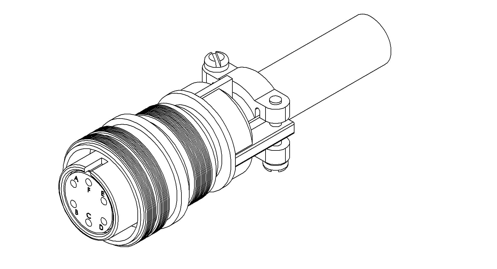 MS CIRCULAR THERMOCOUPLE CONNECTOR, 3 PAIR, TYPE K