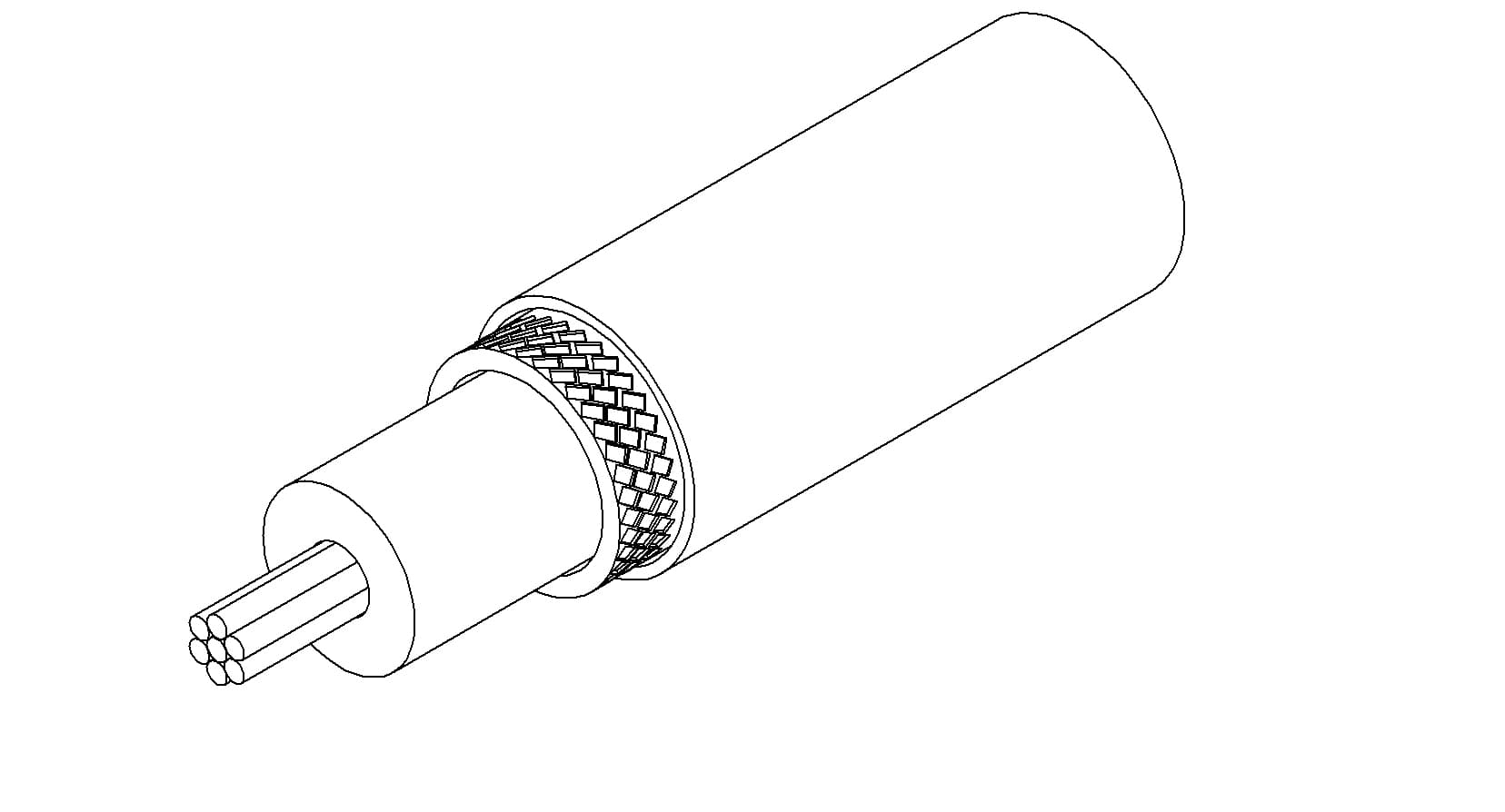 KAPTON WIRE, COAXIAL, 50 OHM, 2KV, 3A, 26AWG, 7 WIRE, 15'