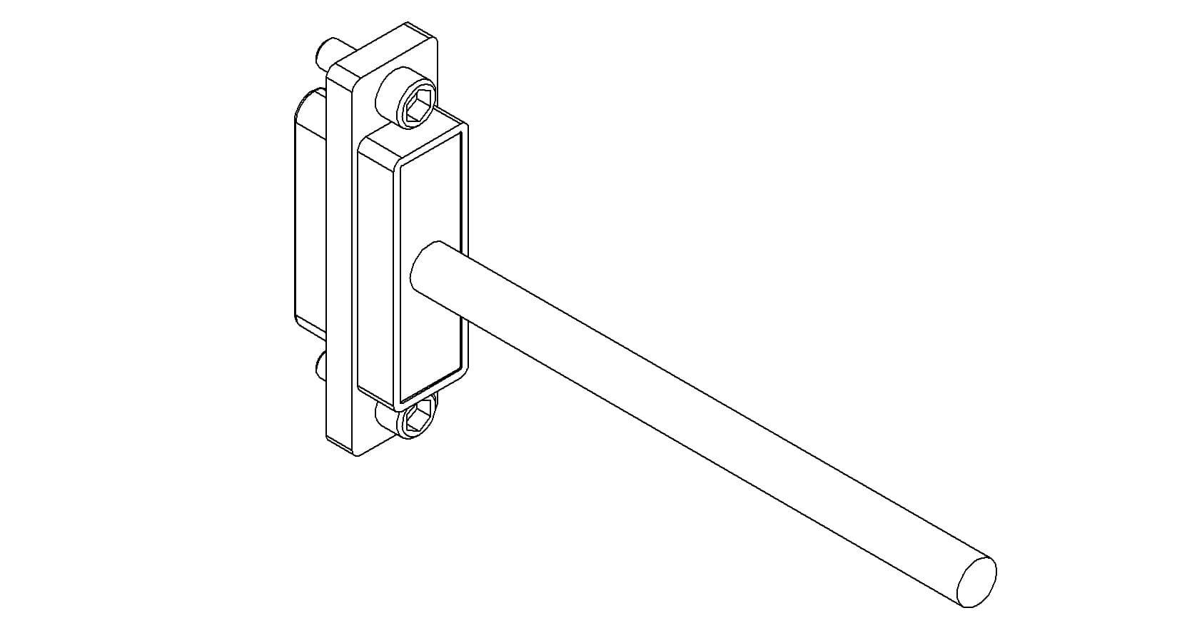 CONNECTOR, MICRO-D, AIR-SIDE, 37 PIN, CABLE 제품 이미지