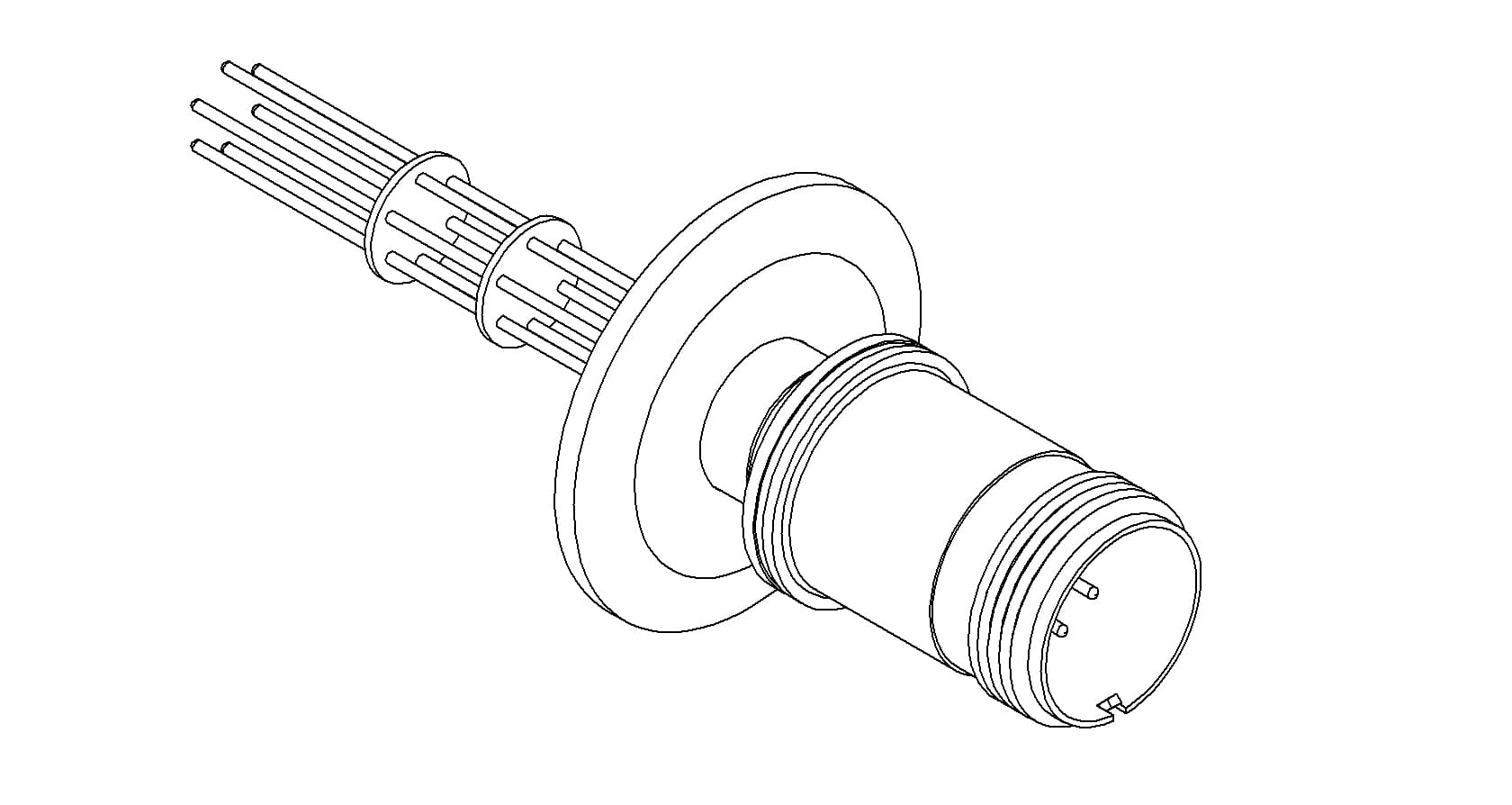 THERMOCOUPLE, TYPE J, 3 PAIR, MS CONNECTOR, QF40 제품 이미지