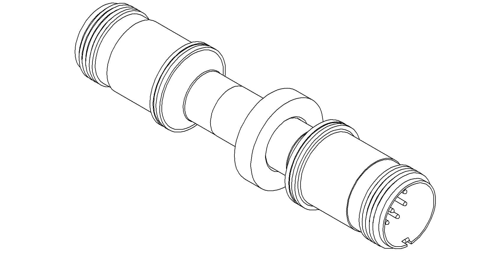 THERMOCOUPLE, TYPE J, 5 PAIR, MS CONNECTOR, DOUBLE ENDED, WELD 제품 이미지