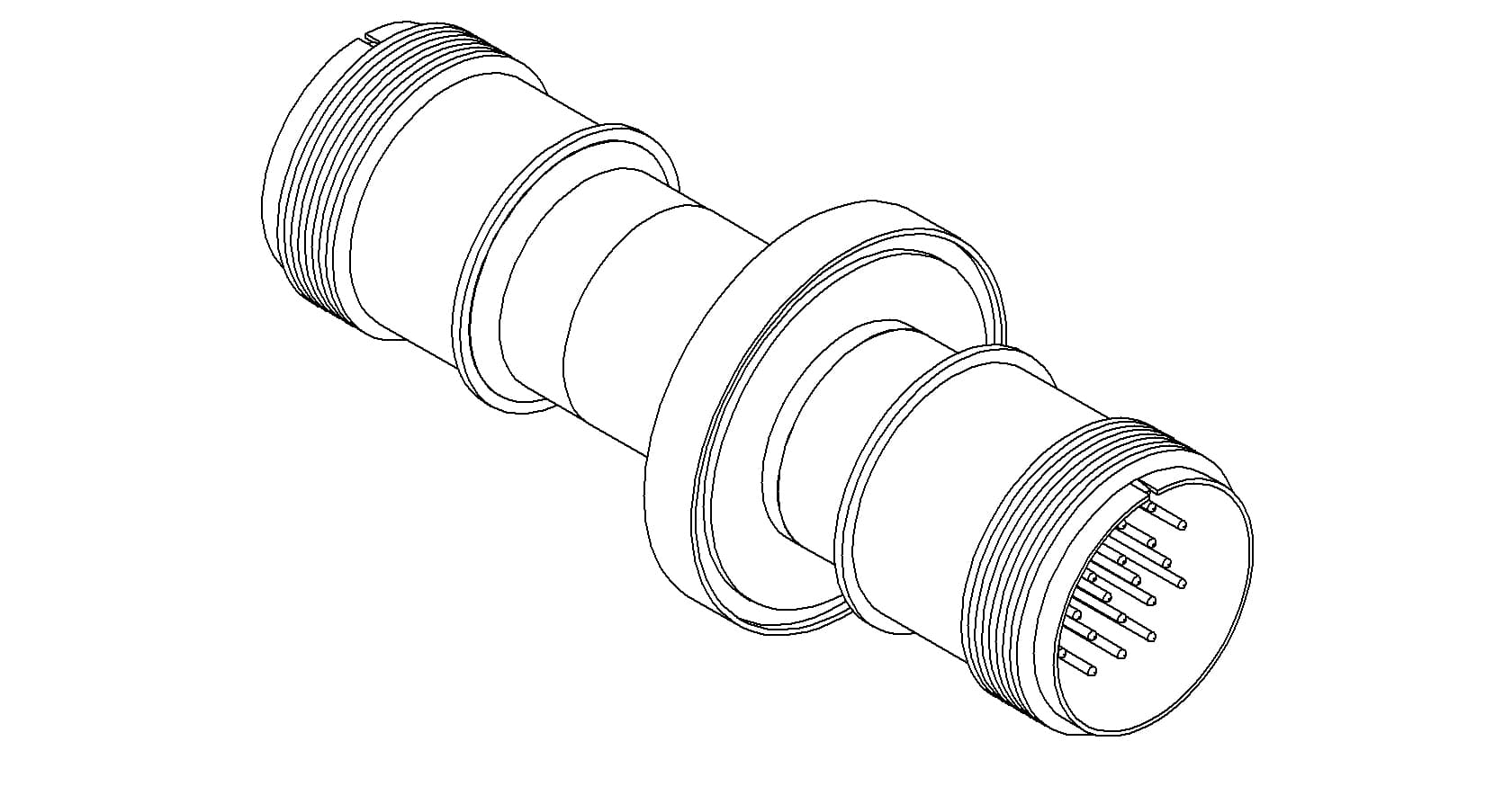 THERMOCOUPLE, TYPE K, 10 PAIR, MS CONNECTOR, DOUBLE ENDED, WELD 제품 이미지