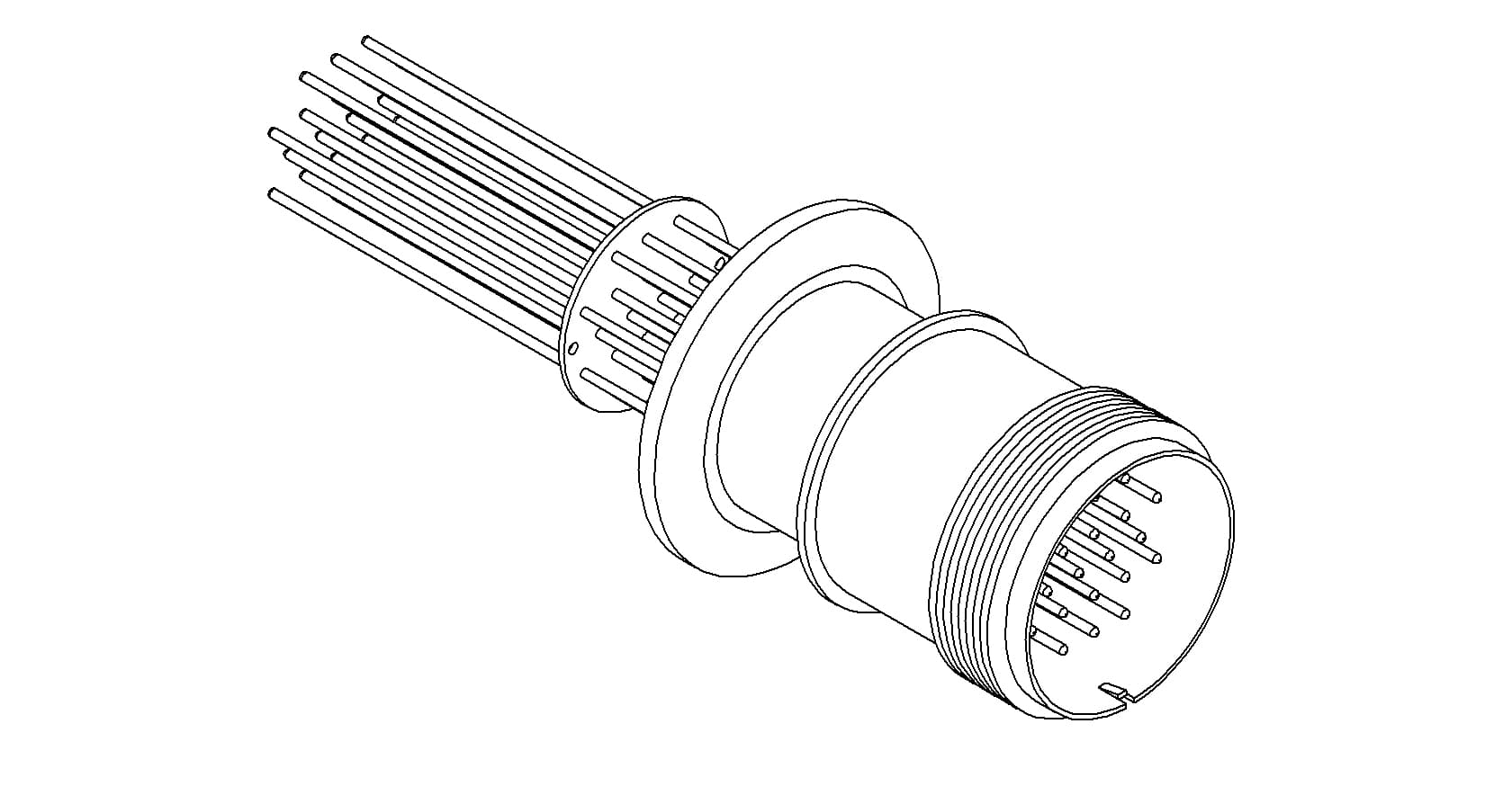 THERMOCOUPLE, TYPE K, 10 PAIR, MS CONNECTOR, QF40 제품 이미지