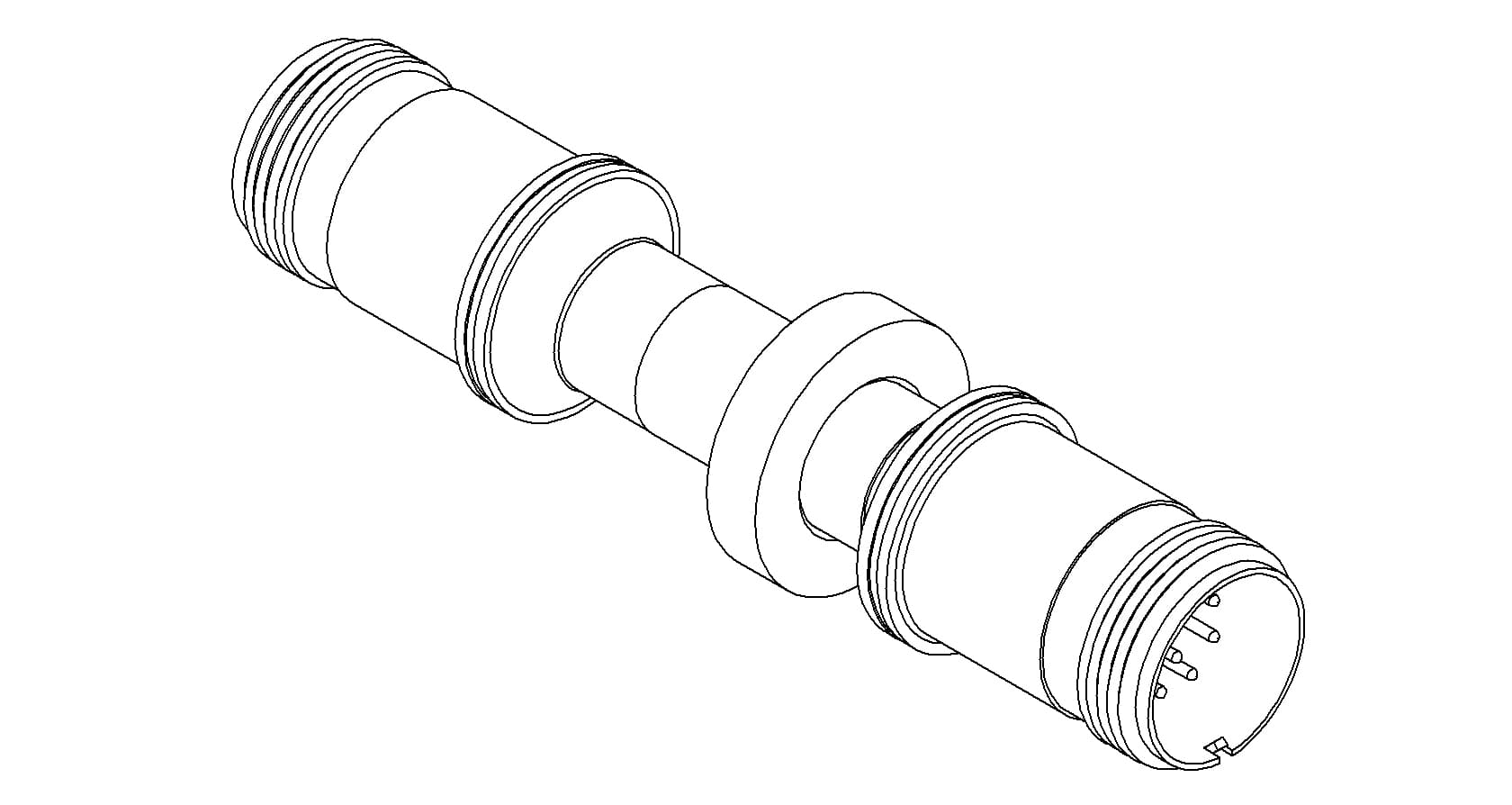 THERMOCOUPLE, TYPE K, 5 PAIR, MS CONNECTOR, DOUBLE ENDED, WELD 제품 이미지