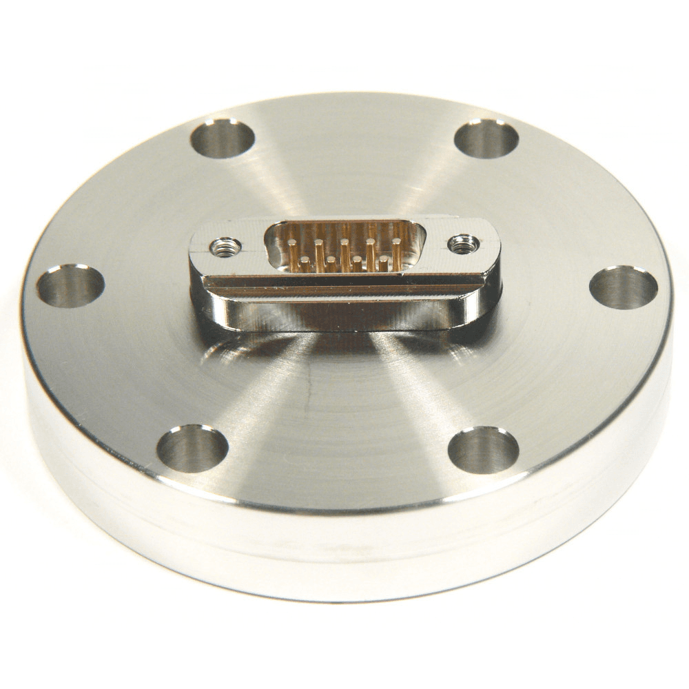 DN40CF FLANGE, SUB-D 9-WAY FEEDTHROUGH, UHV