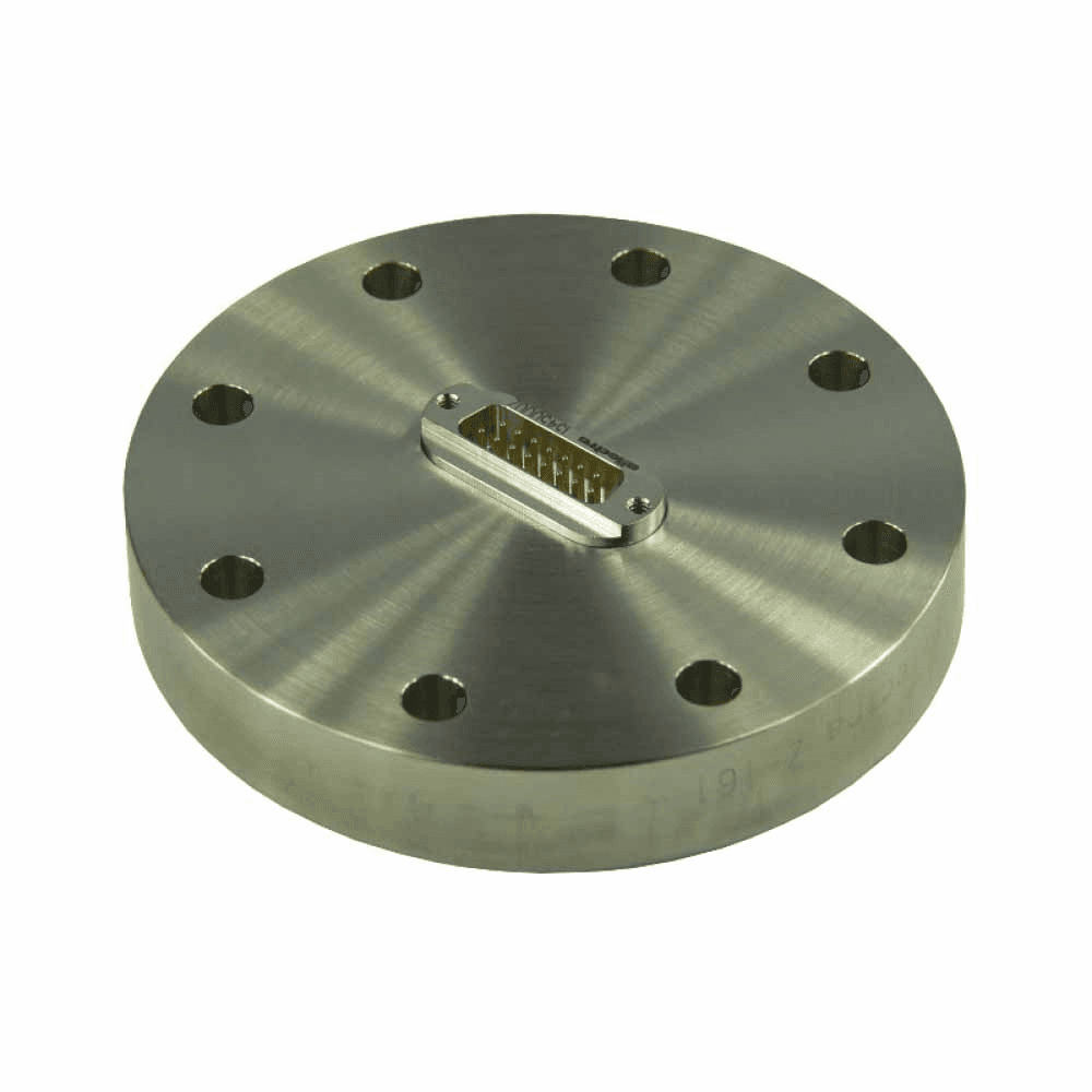 DN63CF FLANGE, SUB-D 15-WAY FEEDTHROUGH, UHV