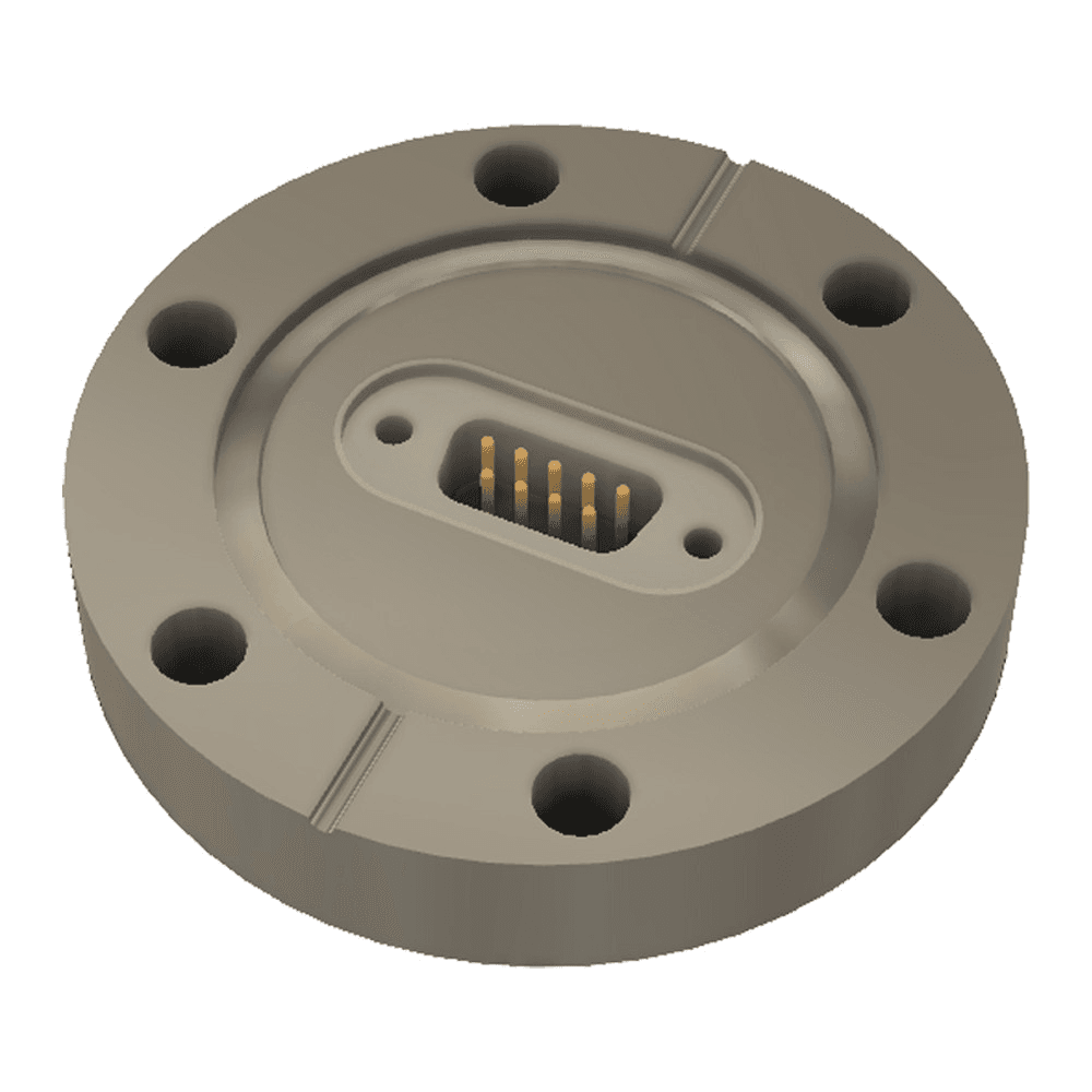 DN40CF FLANGE, SUB-D 9-WAY TITANIUM NON-MAGNETIC FEEDTHROUGH, UHV 제품 이미지