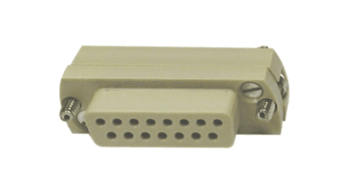 SUB-D 15-WAY UHV PEEK SOCKET