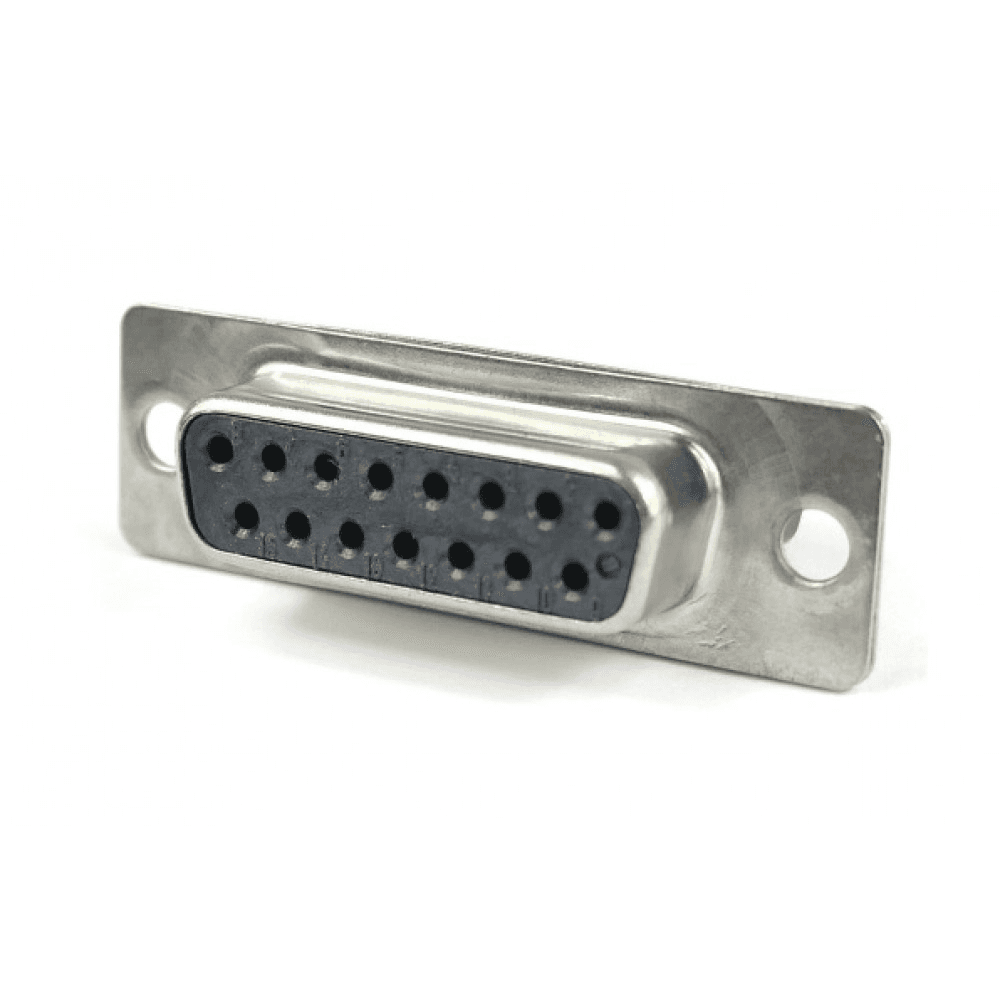 SUB-D 15-WAY HV SOCKET, FEMALE, UPDATED VERSION OF PART #211-FS15-HV 제품 이미지