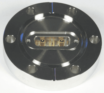 COAXIAL SUB-D Feedthroughs on CF Flanges, POWER and MIXED POWER, Coaxial Pin Floating shield 제품 이미지