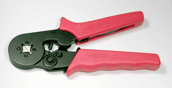 CRIMP TOOL STANDARD VERSION. FOR SUB-D PINS, FOUR BRACKETS TYPE, NO POSITIONER