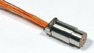 CM TYPE KAPTON VACUUM READY CABLE, 6 WAY, CM TO OPEN END,WITH STRAIN RELIEF, 0.25mm LONG