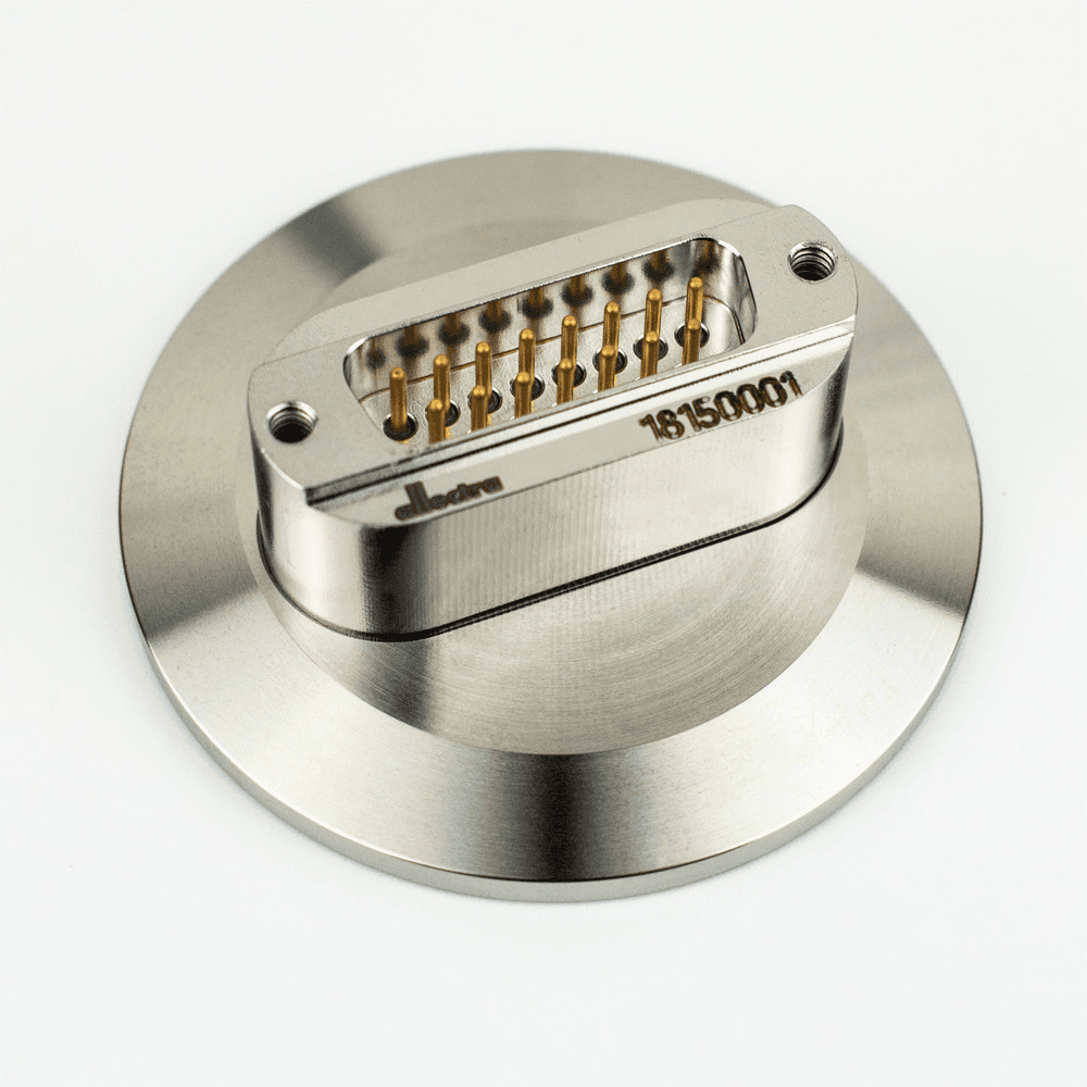 DN40KF FLANGE, SUB-D 15-WAY FEEDTHROUGH 제품 이미지