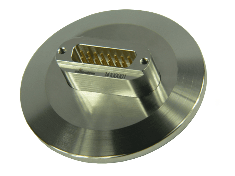 DN50KF FLANGE, SUB-D 15-WAY FEEDTHROUGH 제품 이미지