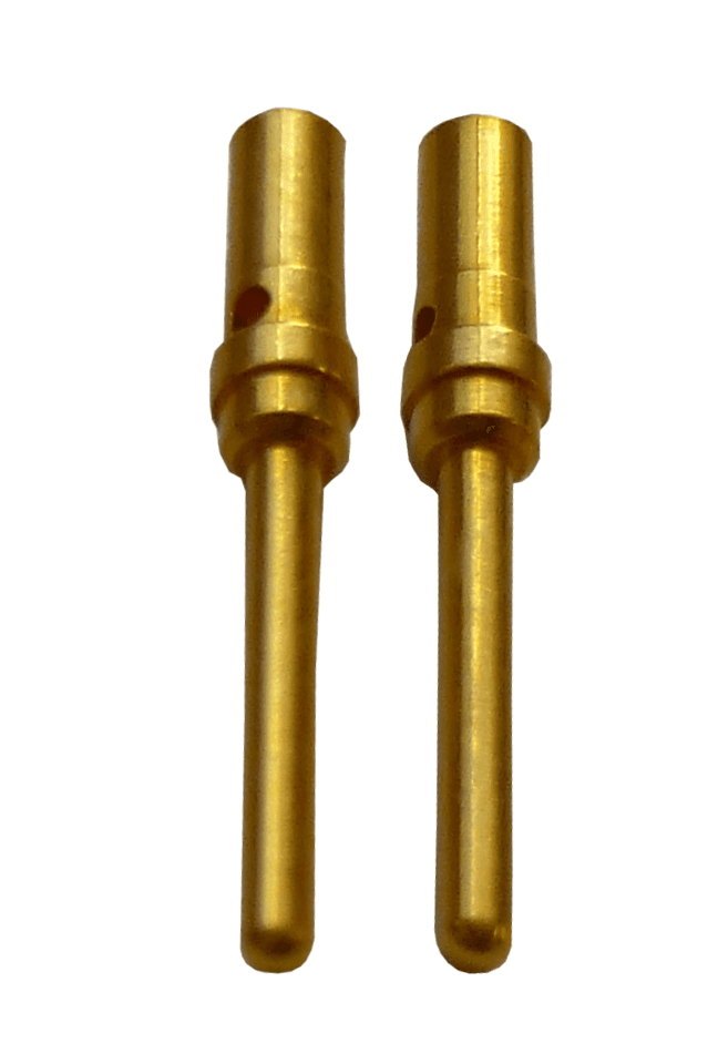 CRIMP PINS FOR SUB-D PLUGS, HV/UHV, MALE, SMALL TYPE, PACK OF 10