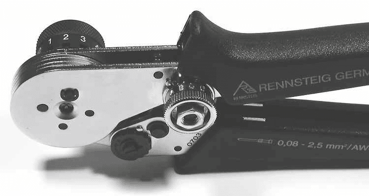 CRIMP TOOL, FOR SUB-D HV/UHV CRIMP PINS INCUDING S TYPES, FOUR INDENT, HIGH QUALITY 제품 이미지