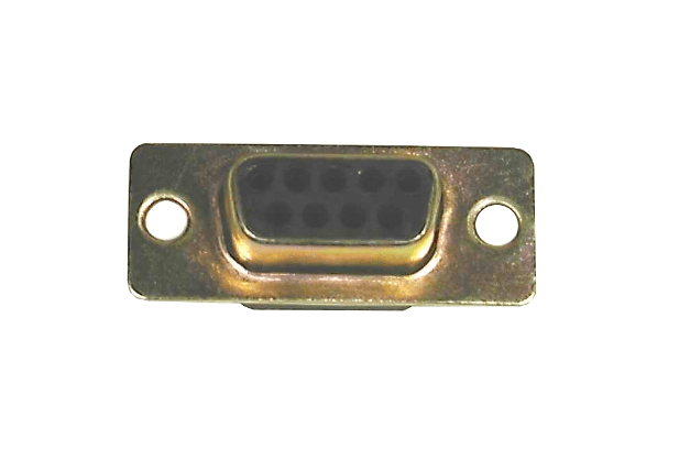 SUB-D 9-WAY AIR SIDE THERMOCOUPLE FEMALE SOCKET, FITS K-TYPE PINS