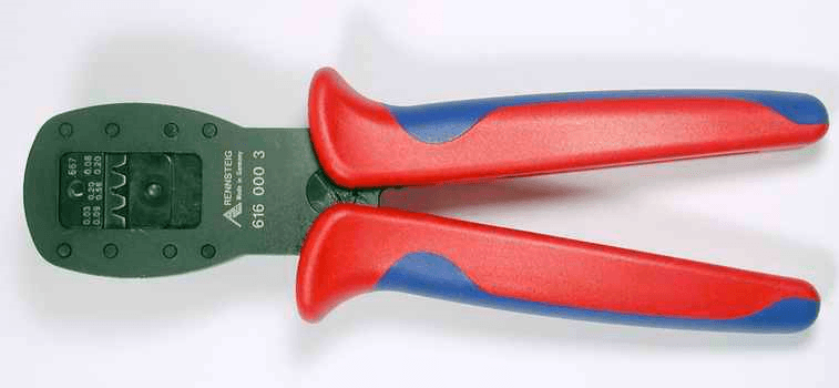 CRIMP TOOL, FOR THERMOCOUPLE HV/UHV CRIMP PINS, HIGH QUALITY, INCLUDES POSITIONER