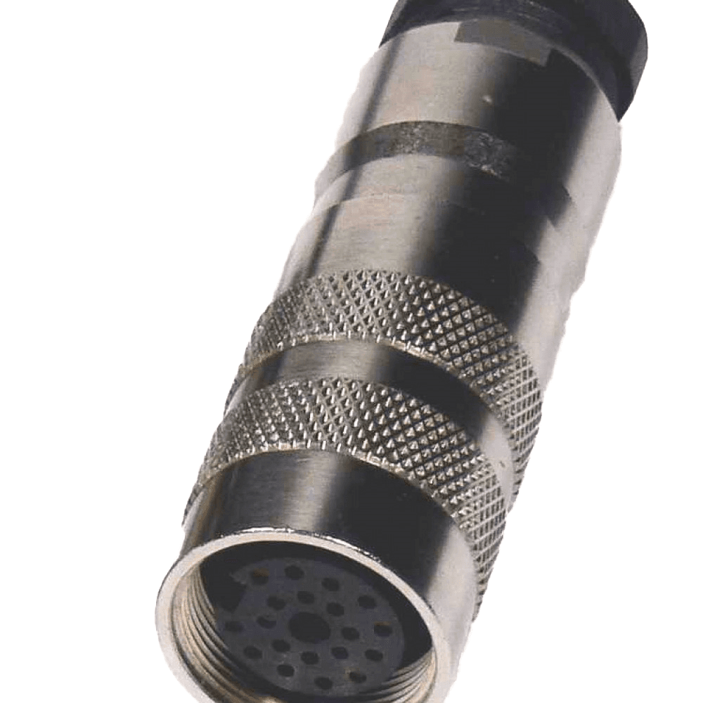 CM STRAIGHT CONNECTOR, 19 PIN, AIR SIDE