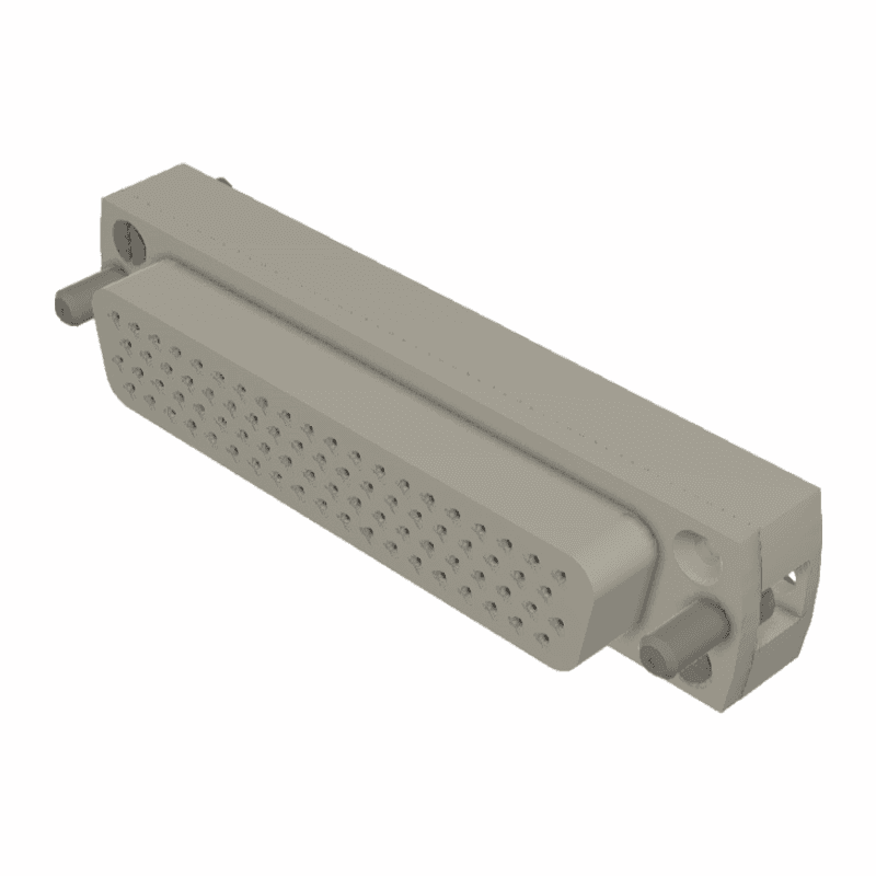 SUB-D 78-WAY UHV PEEK SOCKET, HIGH DENSITY, CRIMP PINS 제품 이미지