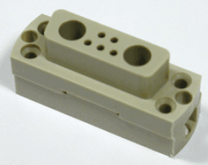 HIGH POWER Vacuum side Connectors P: Power pins, C: Coaxial pins