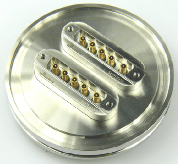 COAXIAL SUB-D Feedthroughs on KF and ISO-K Flanges, POWER and MIXED POWER, Coaxial Pin Floating shield