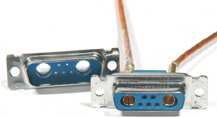 COAXIAL SUB-D Vacuum side Connectors, Female 제품 이미지